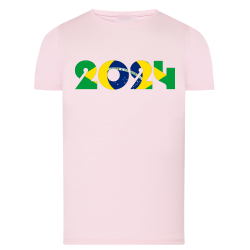 Drapeau 2024 Soutien Brésil - T-shirt adulte et enfant