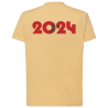 Drapeau 2024 Soutien Maroc - DTF - T-shirt adulte Dos Tarif dégressif