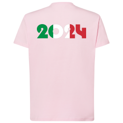 Drapeau 2024 Soutien Italie - DTF - T-shirt adulte Dos Tarif dégressif