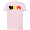 Drapeau 2024 Soutien Belgique - DTF - T-shirt adulte Dos Tarif dégressif