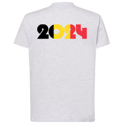 Drapeau 2024 Soutien Belgique - DTF - T-shirt adulte Dos Tarif dégressif
