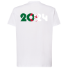 Drapeau 2024 Soutien Algérie - DTF - T-shirt adulte Dos Tarif dégressif