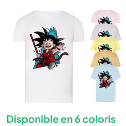 Manga DBZ Goku chibi - T-shirt adulte et enfant
