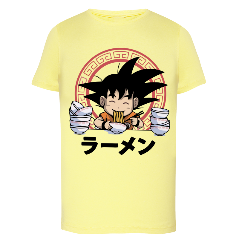 Manga DBZ Goku Ramen - T-shirt adulte et enfant