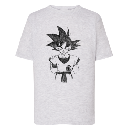 Manga DBZ Goku Crayon - T-shirt adulte et enfant