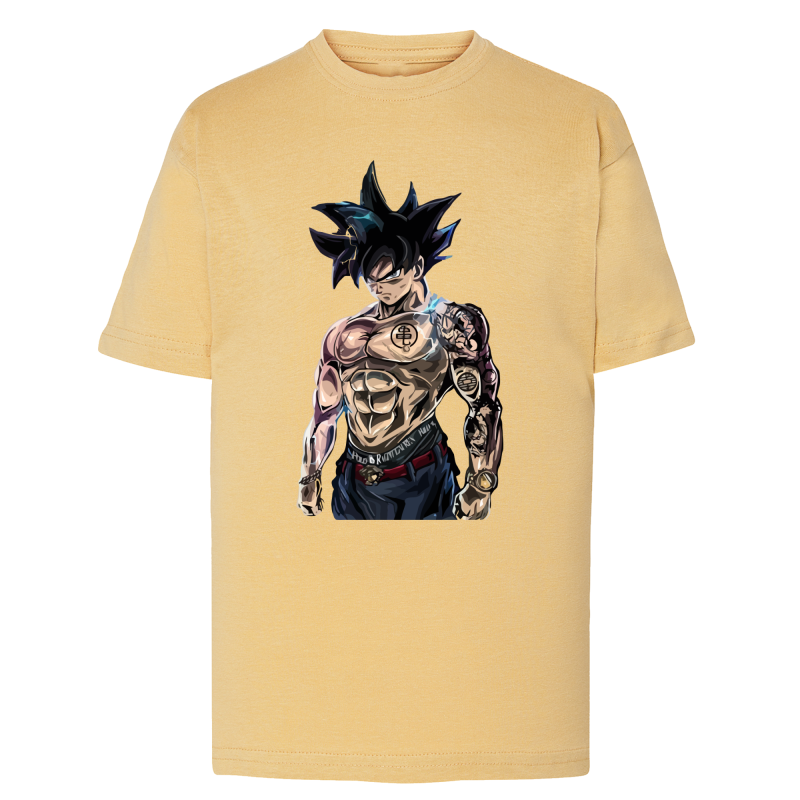 Manga DBZ Goku Tatouage - T-shirt adulte et enfant