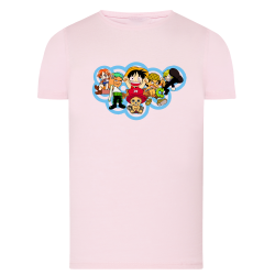 Manga One Piece Chibi - T-shirt adulte et enfant