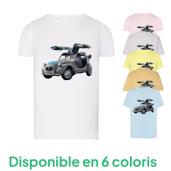 Corsica 2Cv Back to the Futur - T-shirt adulte et enfant