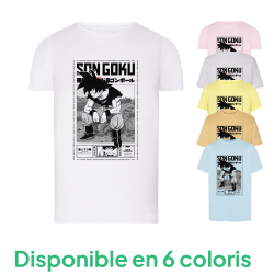 Son Goku pensif - T-shirt adulte et enfant