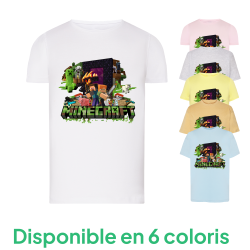 Minecraft - T-shirt adulte et enfant