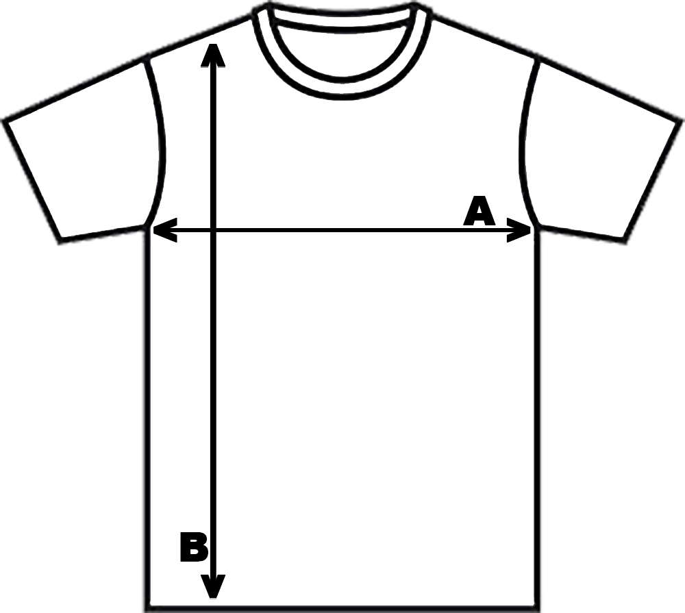 T-shirt Guide des tailles